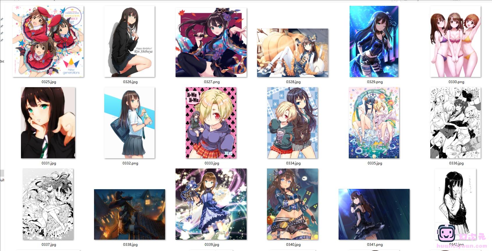 [偶像大师灰姑娘女孩]涩谷凛 高清图片CG包[466P]