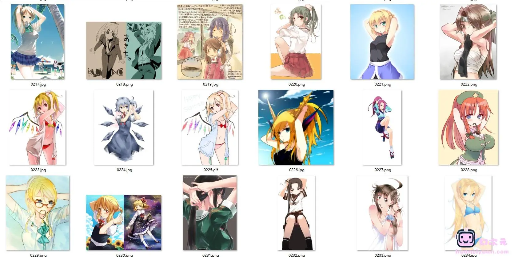 [专题图包]扎头发的美少女 高清图片包[2160P]