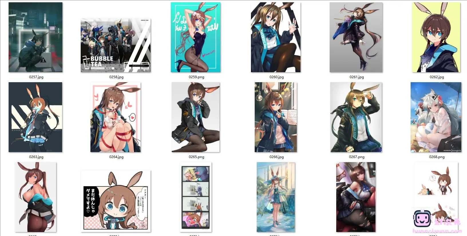 [明日方舟]阿米娅 高清图片CG包[628P]