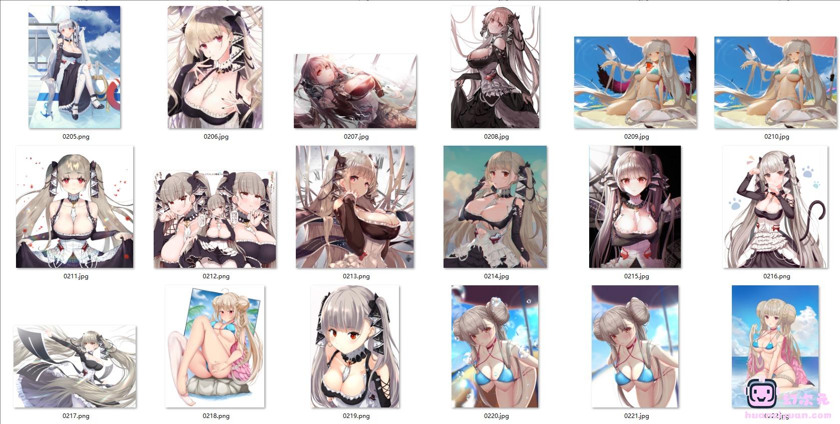 [碧蓝航线]可畏 高清图片CG包[649P]