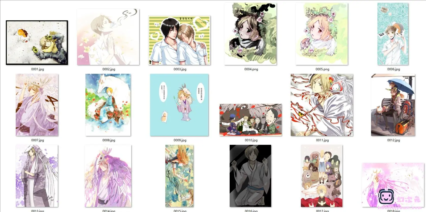 [夏目友人帐]夏目贵志 高清图片CG包[337P]