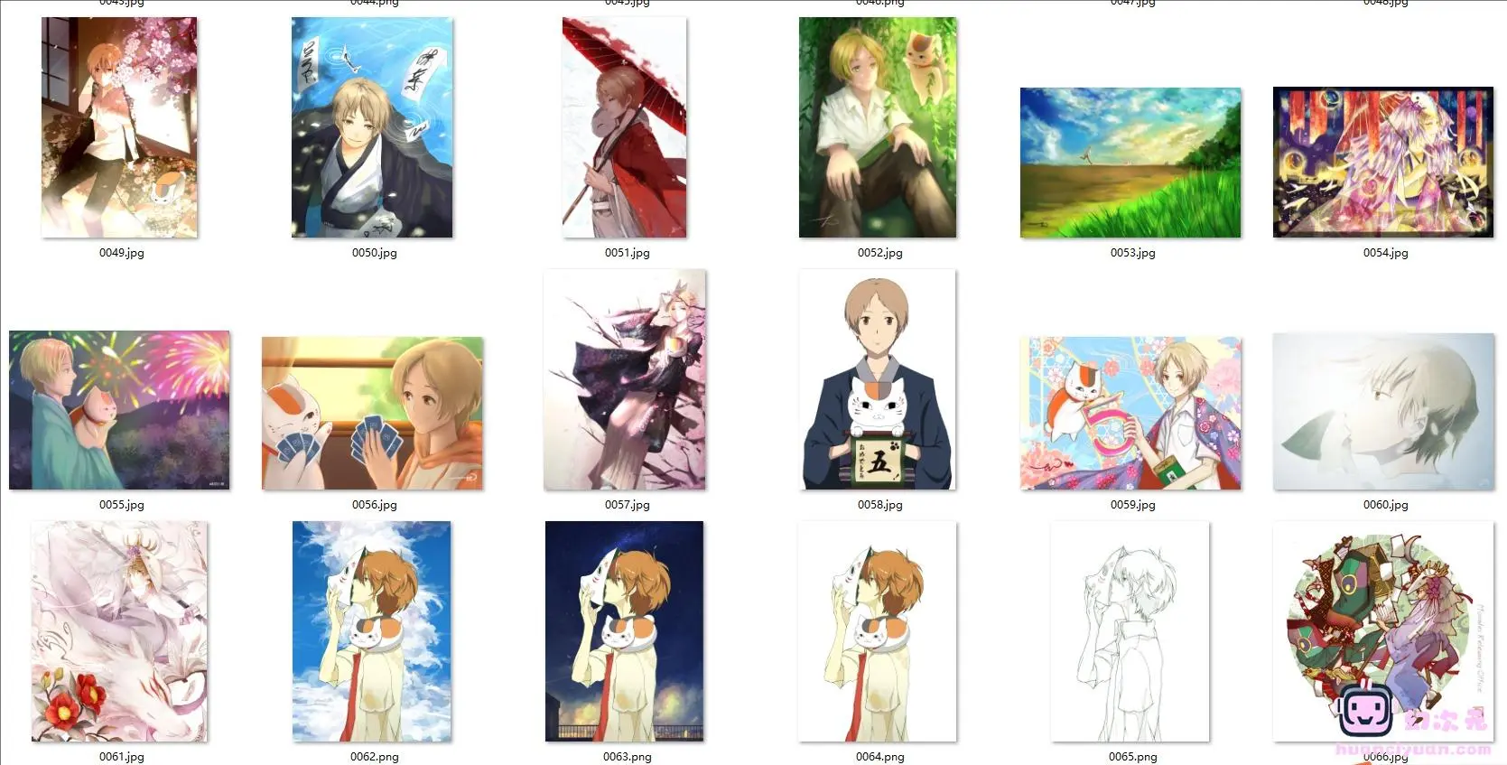 [夏目友人帐]夏目贵志 高清图片CG包[337P]