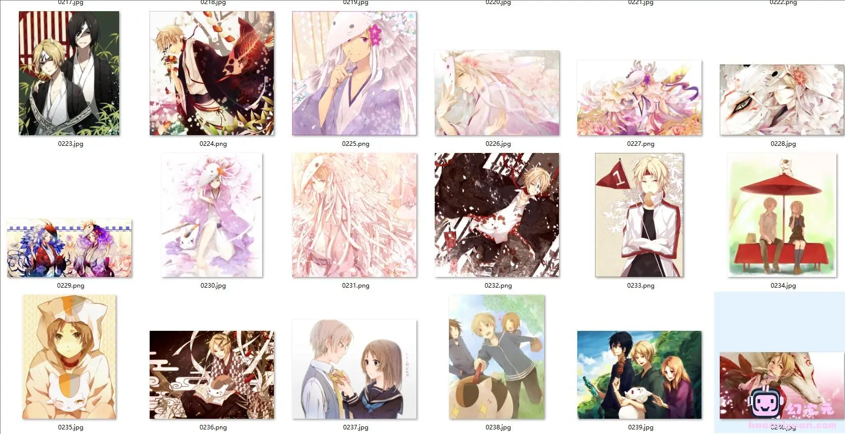 [夏目友人帐]夏目贵志 高清图片CG包[337P]