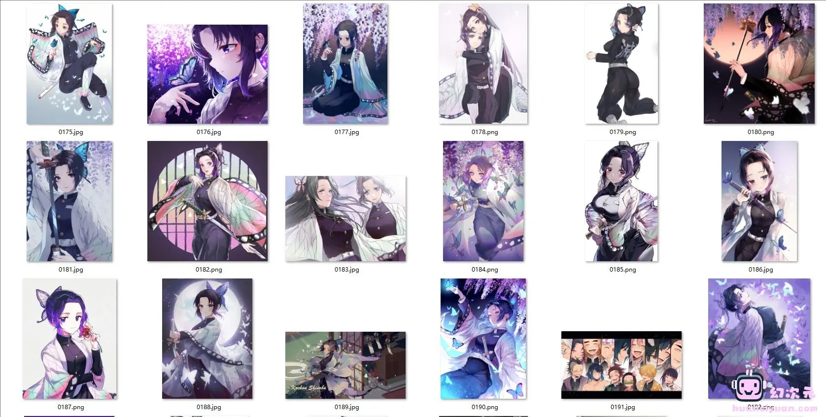 [鬼灭之刃]蝴蝶忍 高清图片CG包[553P]