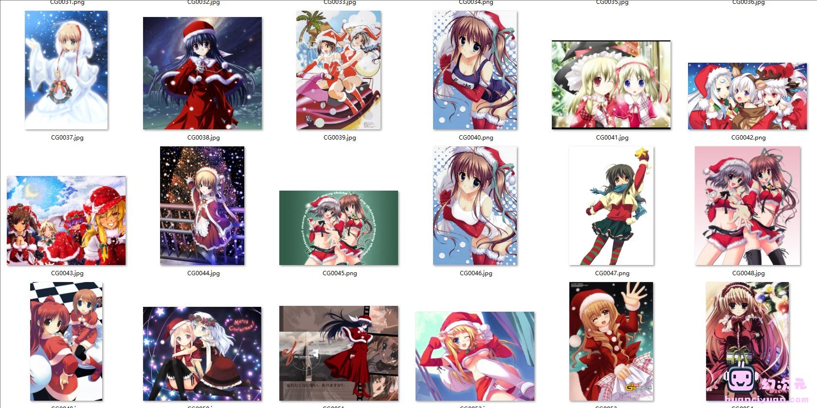 [特辑]圣诞美少女 高清图片CG包[2507P]