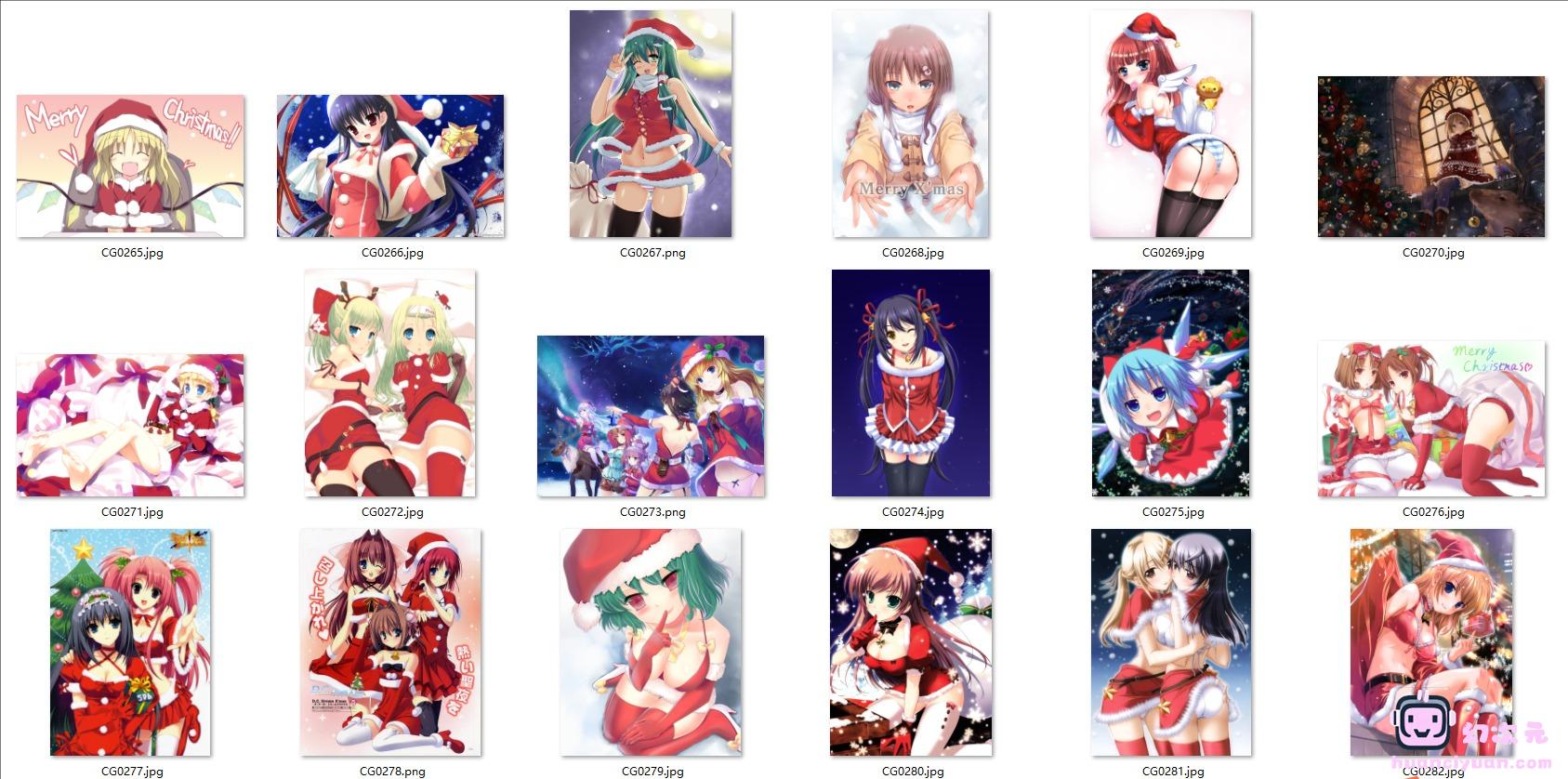 [特辑]圣诞美少女 高清图片CG包[2507P]