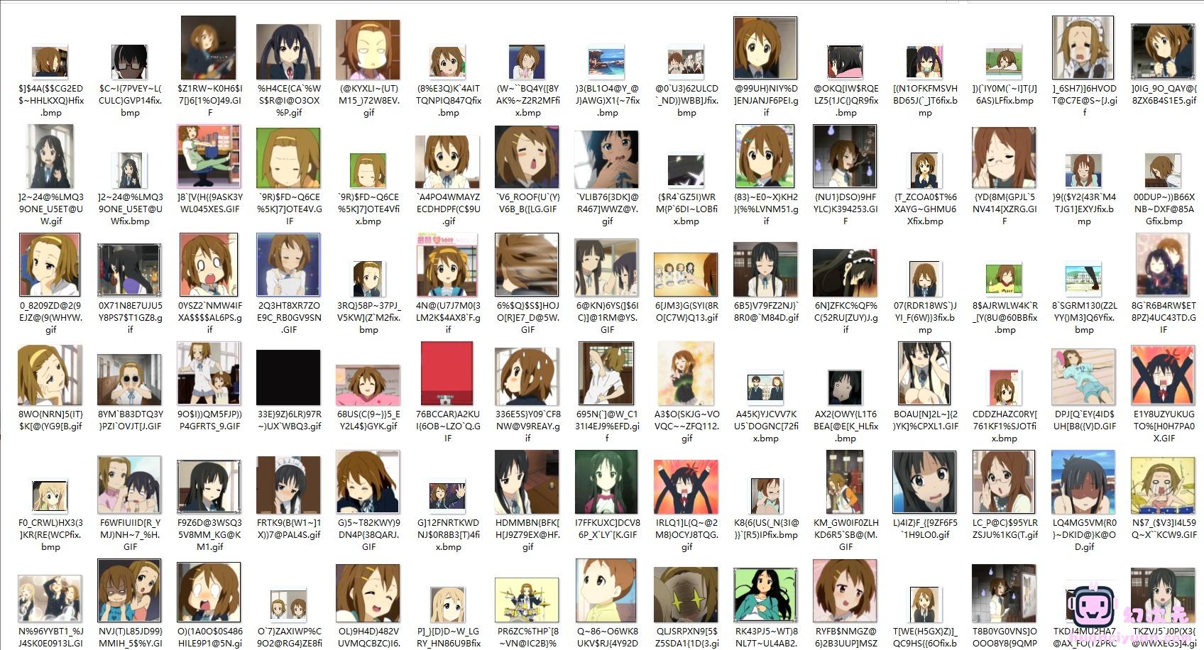 [表情包]K-ON轻音少女表情包[102P]