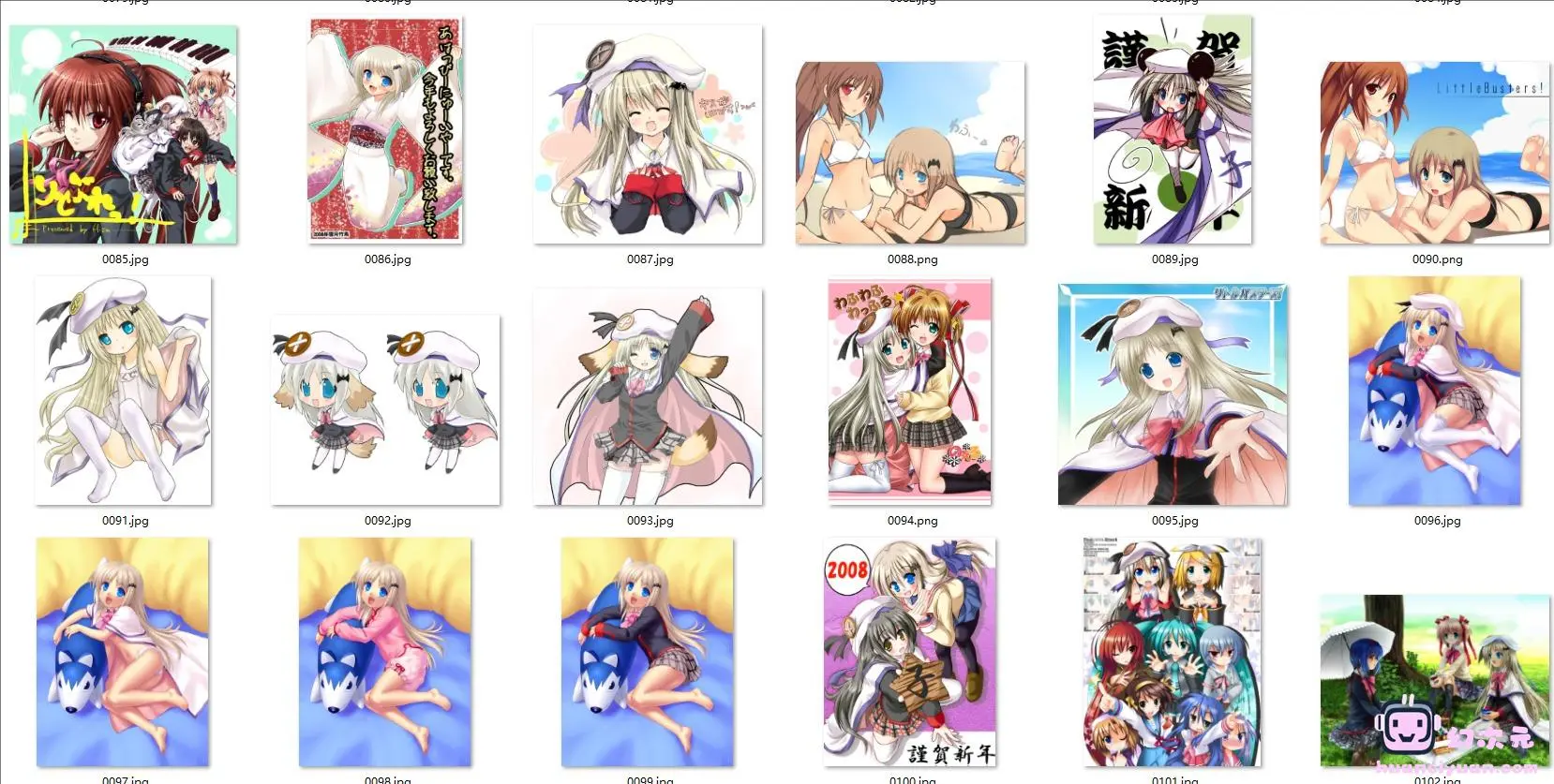 [Little Busters!/库特Wafter]能美·库特莉亚芙卡 高清图片CG包[1536P]