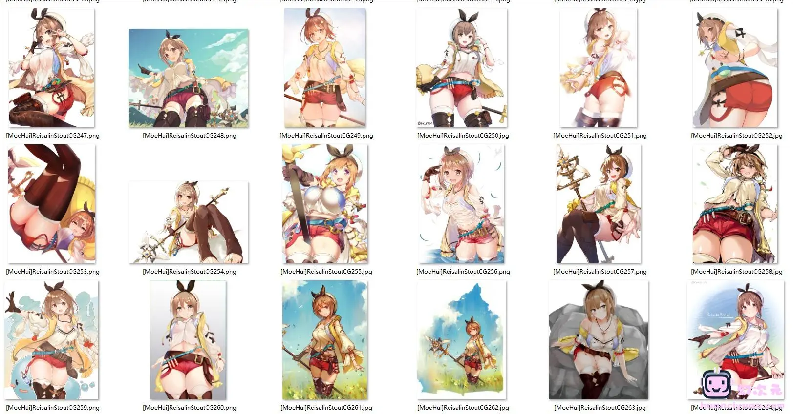 [莱莎的工作室]莱莎琳·斯托特 高清图片CG包[696P]