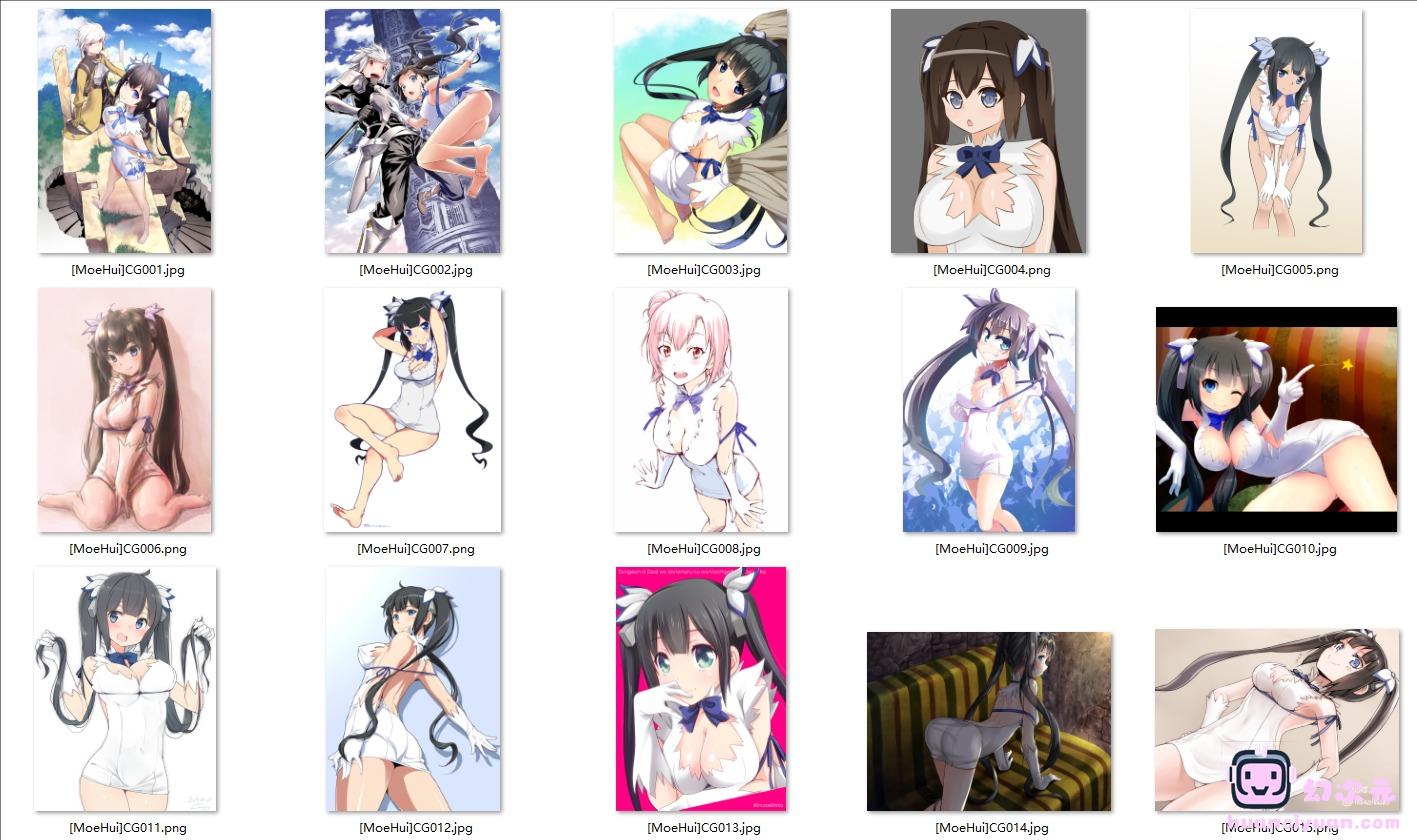 [在地下城寻求邂逅是否搞错了什么]赫斯缇雅 高清图片CG包[1813P]