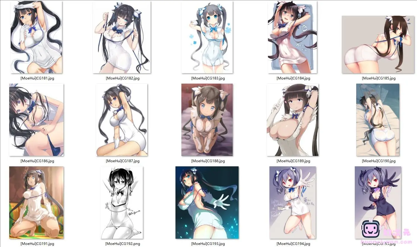 [在地下城寻求邂逅是否搞错了什么]赫斯缇雅 高清图片CG包[1813P]