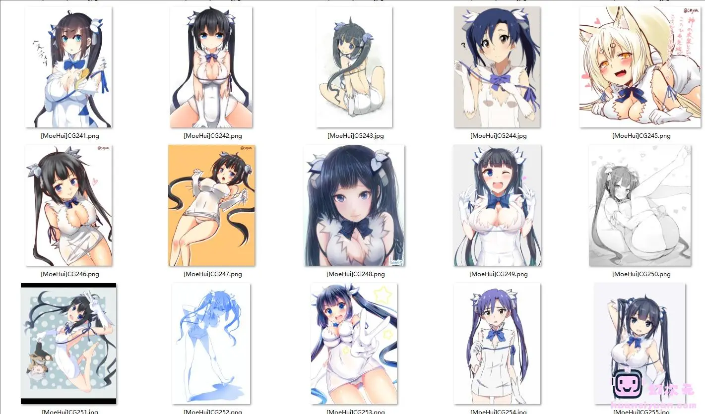 [在地下城寻求邂逅是否搞错了什么]赫斯缇雅 高清图片CG包[1813P]