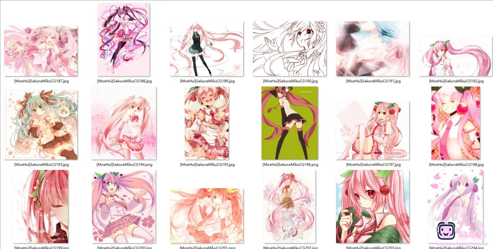 [VOCALOID]樱未来/樱初音 高清图片CG包[1255P]