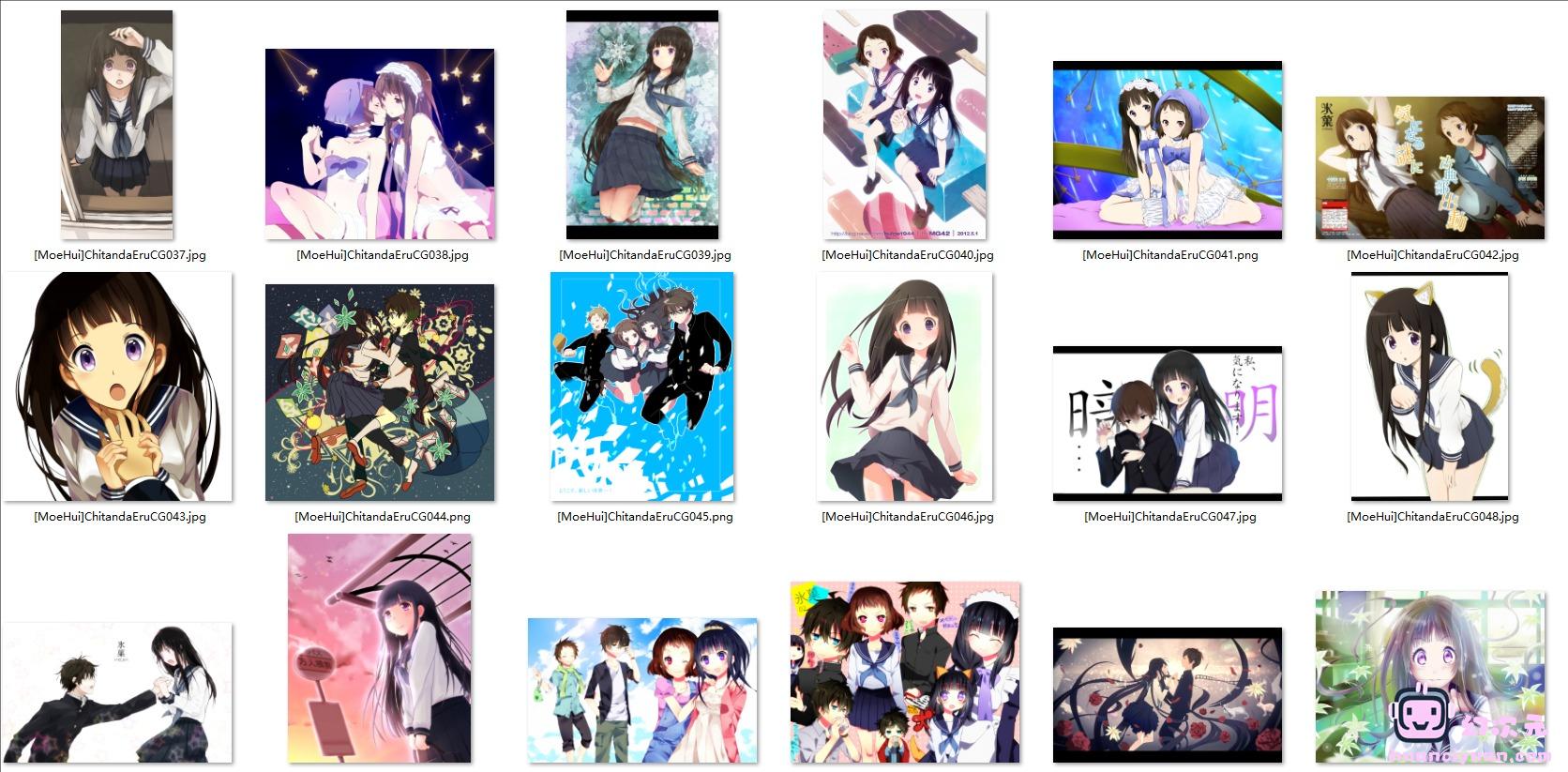 [冰菓]千反田爱瑠 高清图片CG包[1236P]