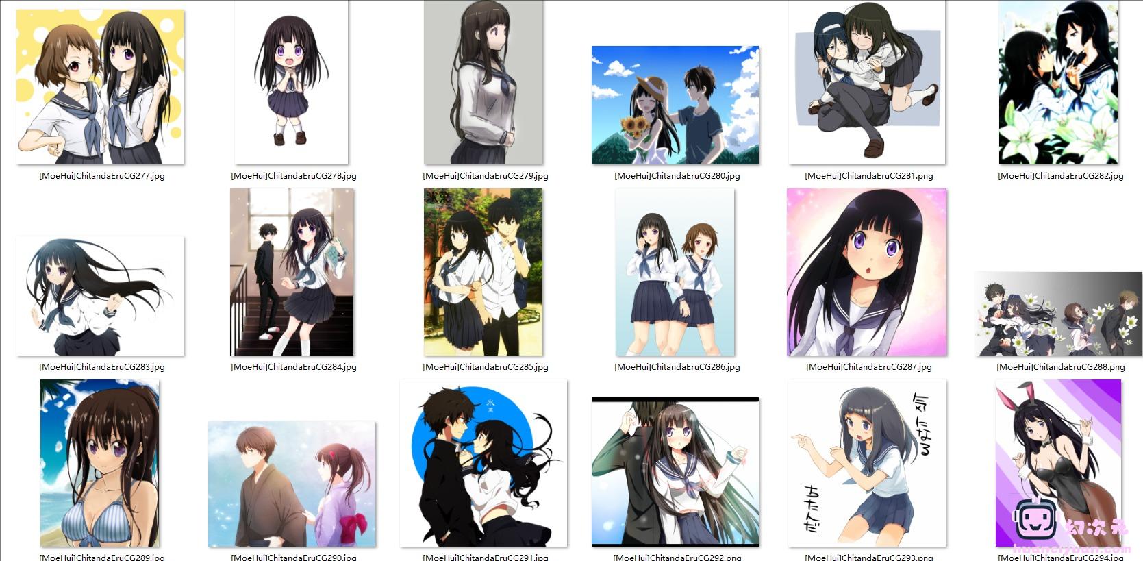 [冰菓]千反田爱瑠 高清图片CG包[1236P]