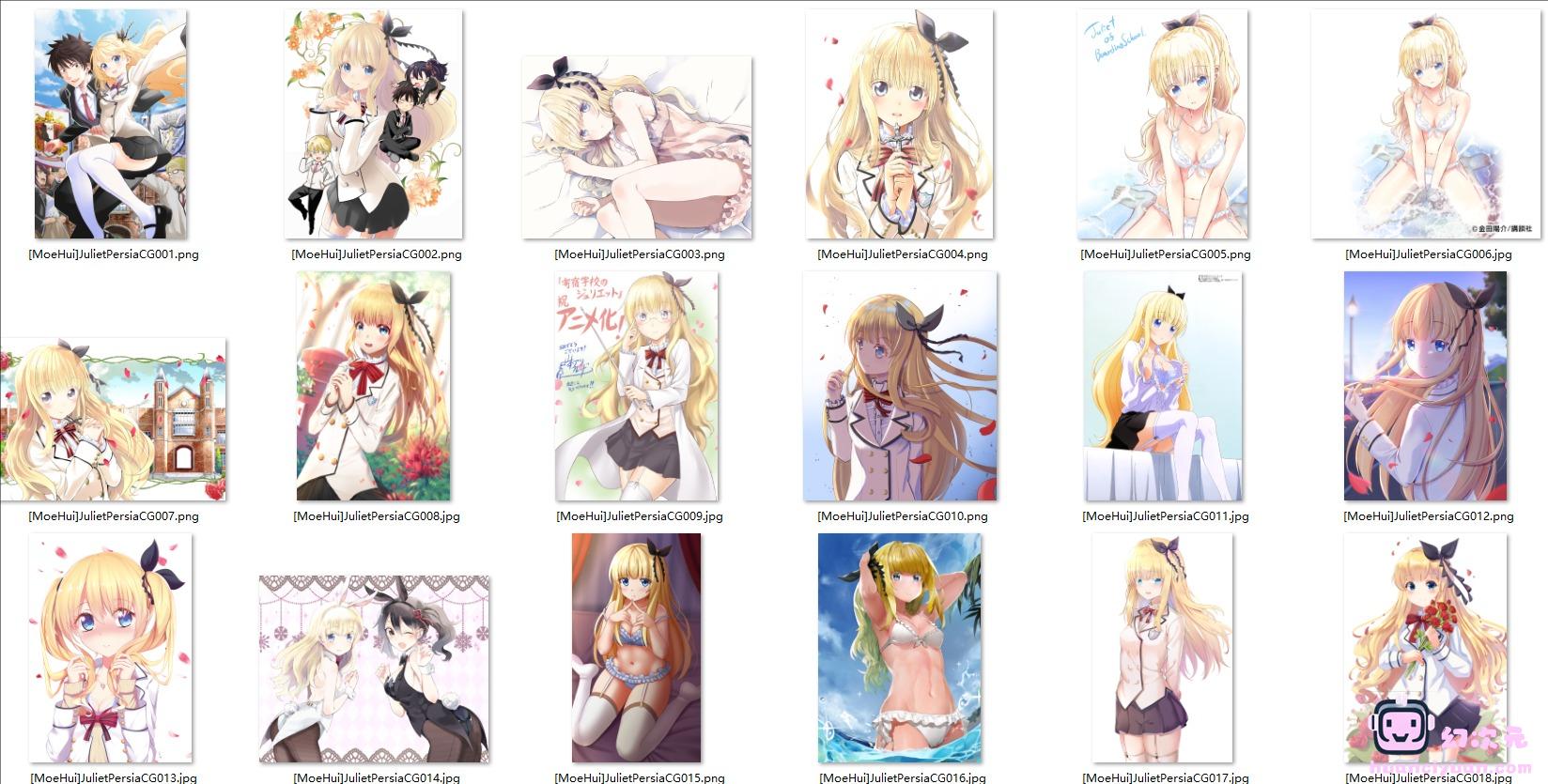 [寄宿学校的朱丽叶]朱丽叶 佩尔西亚 高清图片CG包[70P]