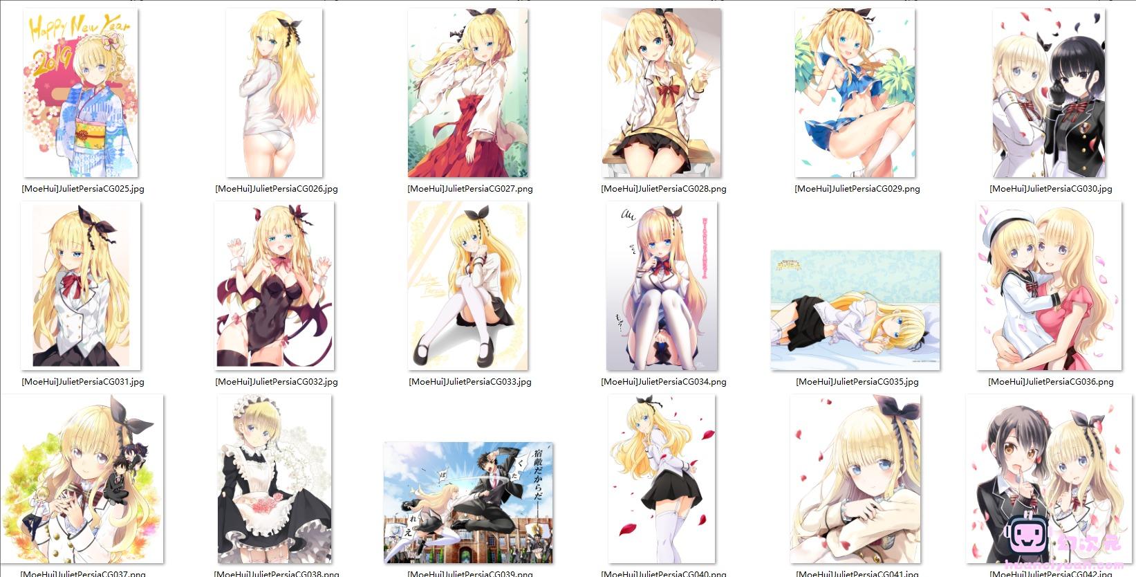 [寄宿学校的朱丽叶]朱丽叶 佩尔西亚 高清图片CG包[70P]