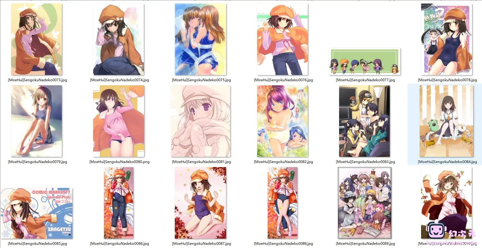 [物语系列]千石抚子 高清图片CG包[801P]