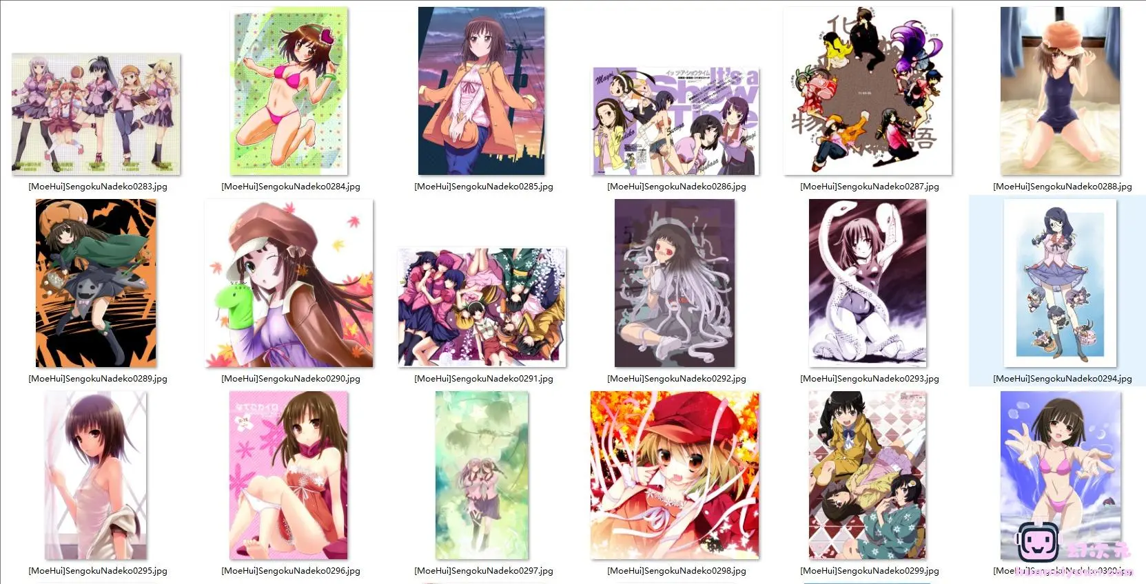 [物语系列]千石抚子 高清图片CG包[801P]