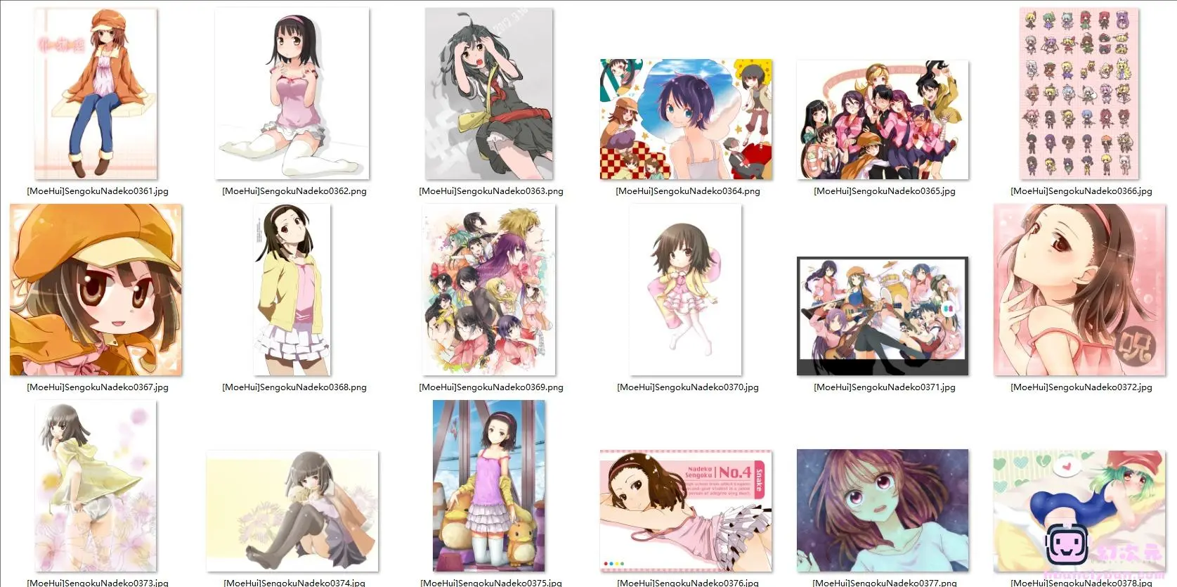 [物语系列]千石抚子 高清图片CG包[801P]