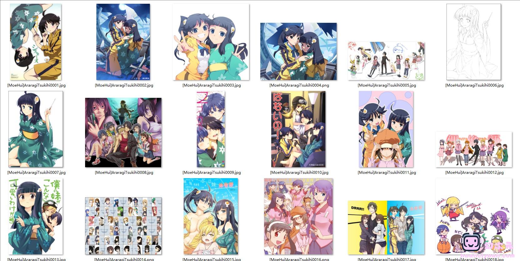 [物语系列]阿良良木月火 高清图片CG包[514P]