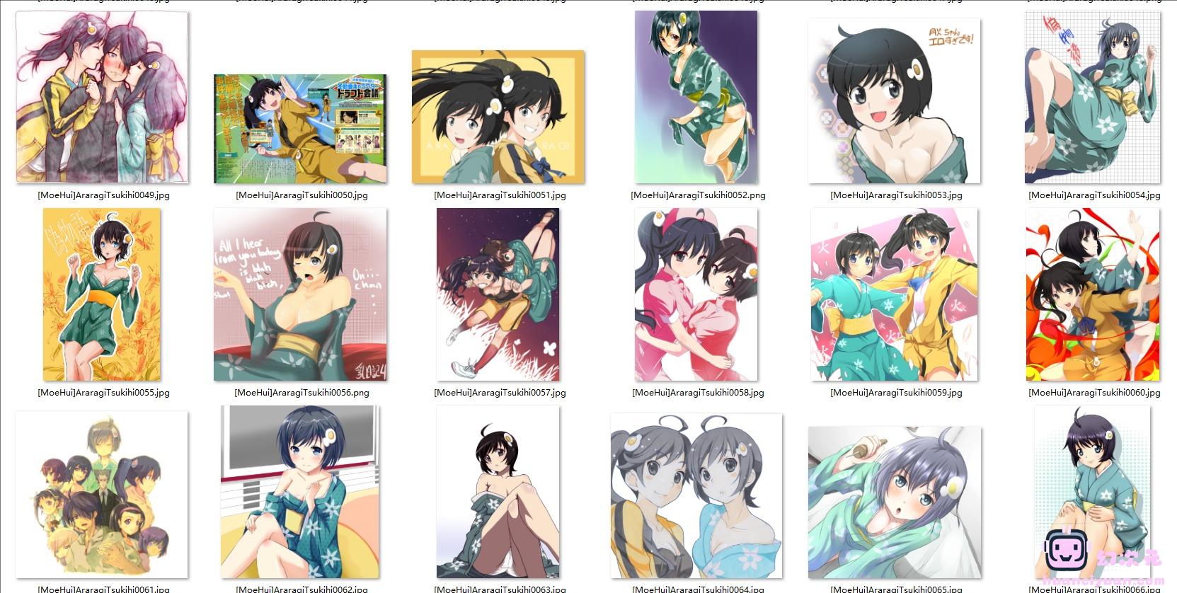 [物语系列]阿良良木月火 高清图片CG包[514P]