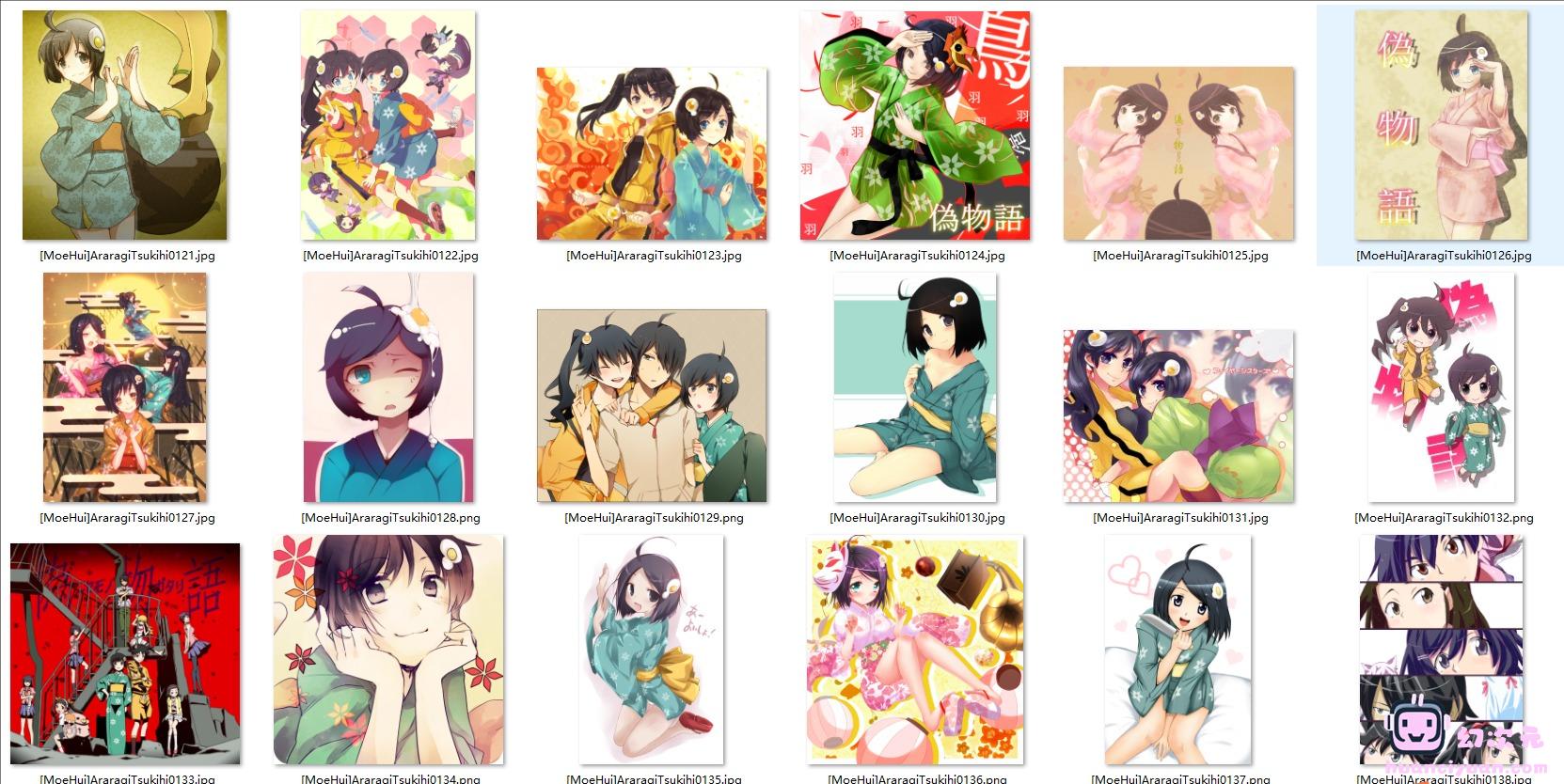 [物语系列]阿良良木月火 高清图片CG包[514P]