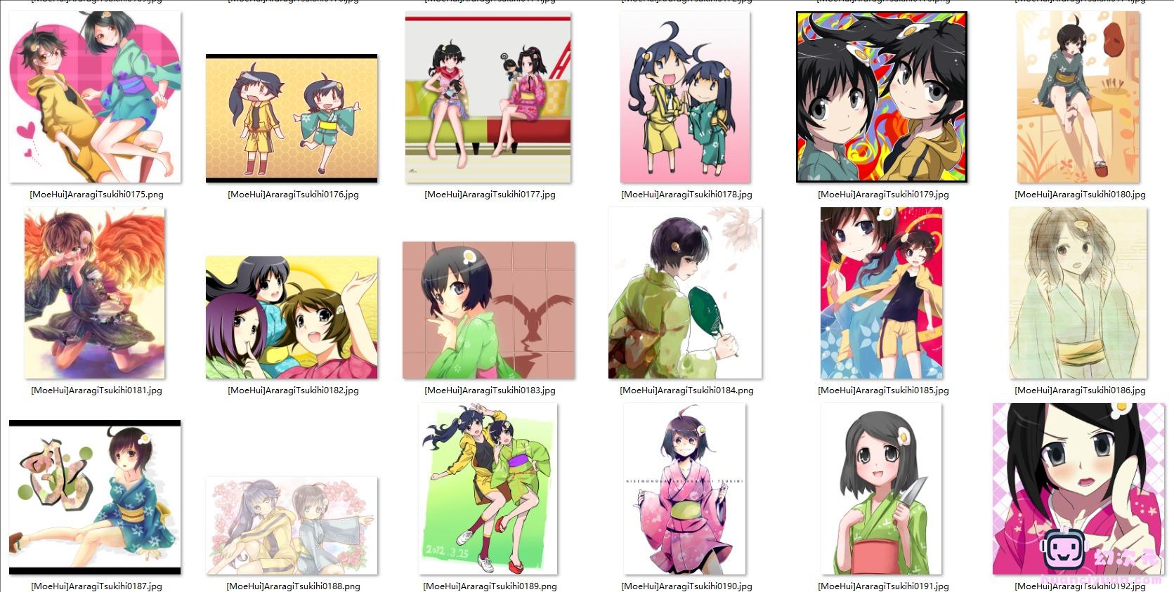 [物语系列]阿良良木月火 高清图片CG包[514P]