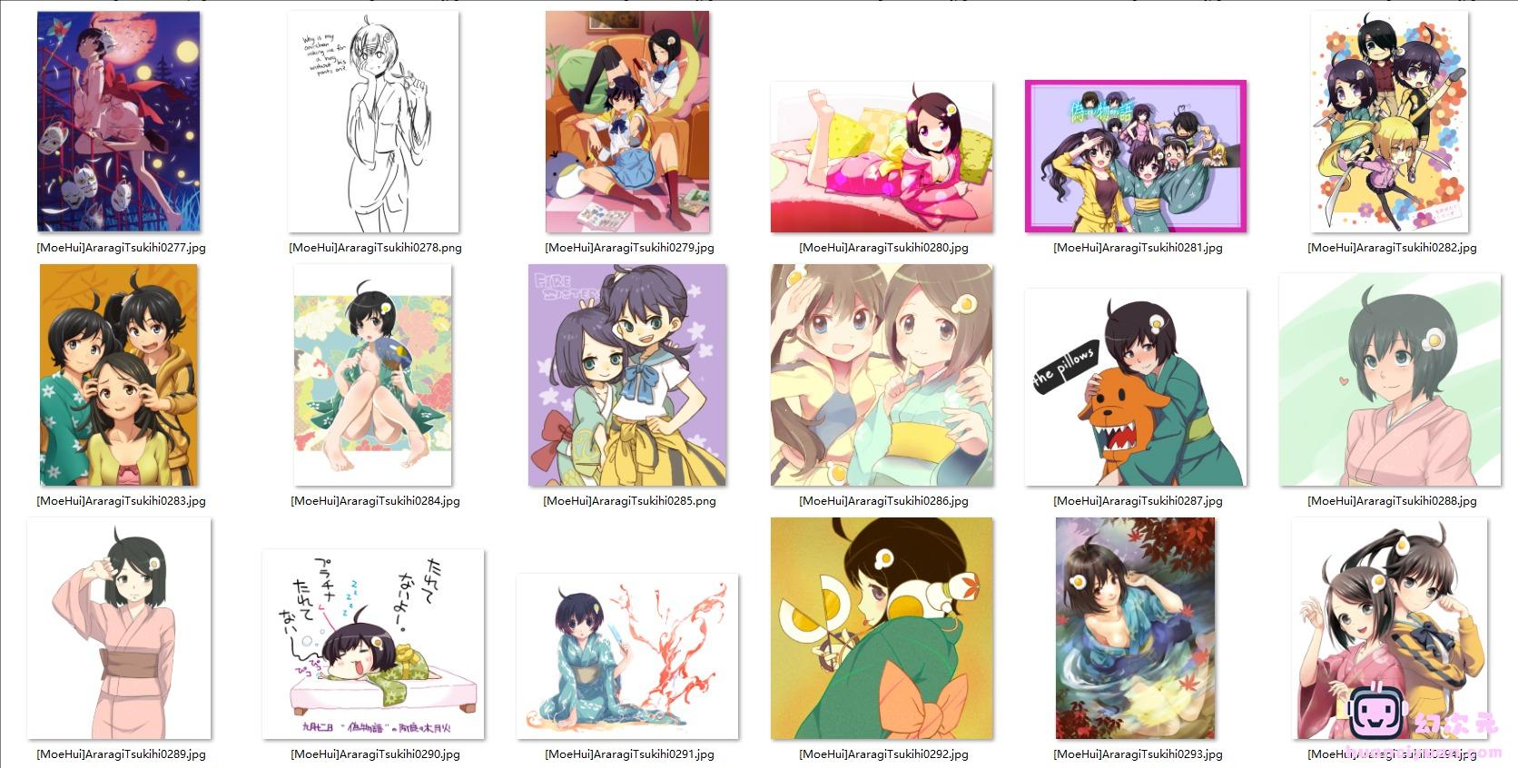 [物语系列]阿良良木月火 高清图片CG包[514P]