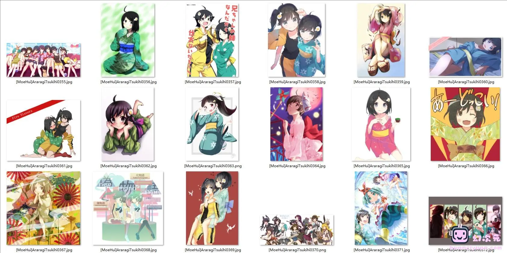 [物语系列]阿良良木月火 高清图片CG包[514P]