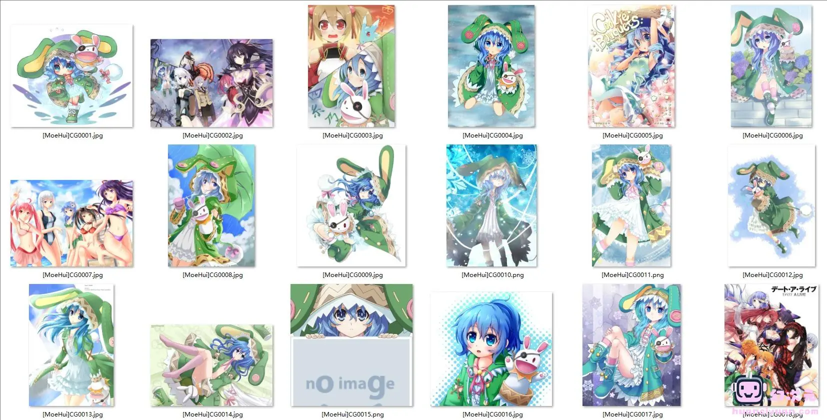 [约会大作战]四糸乃 高清图片CG包[257P]