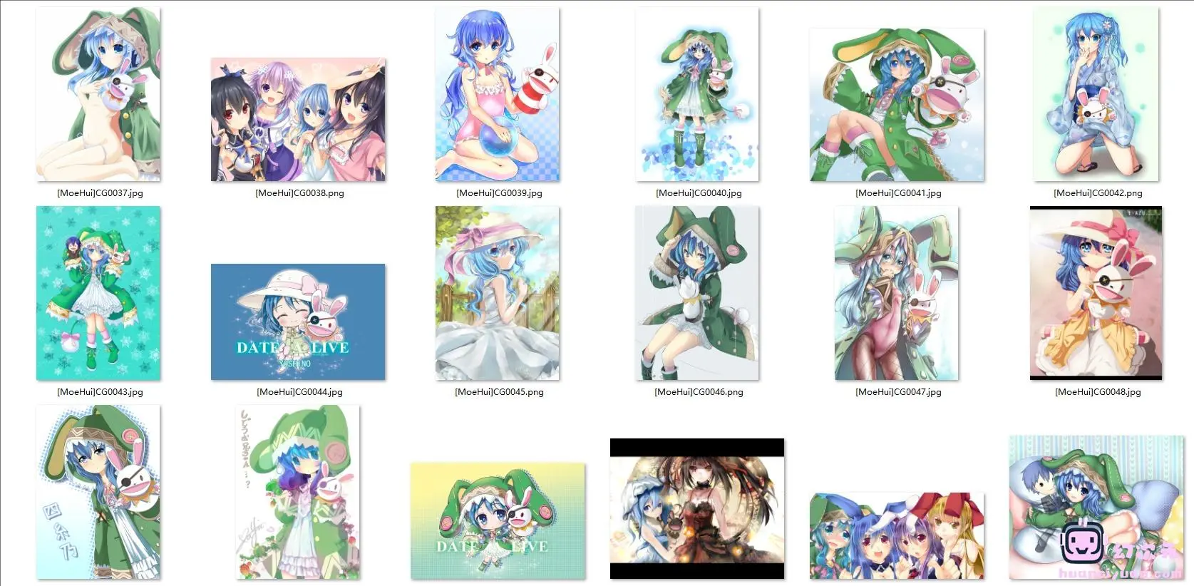 [约会大作战]四糸乃 高清图片CG包[257P]