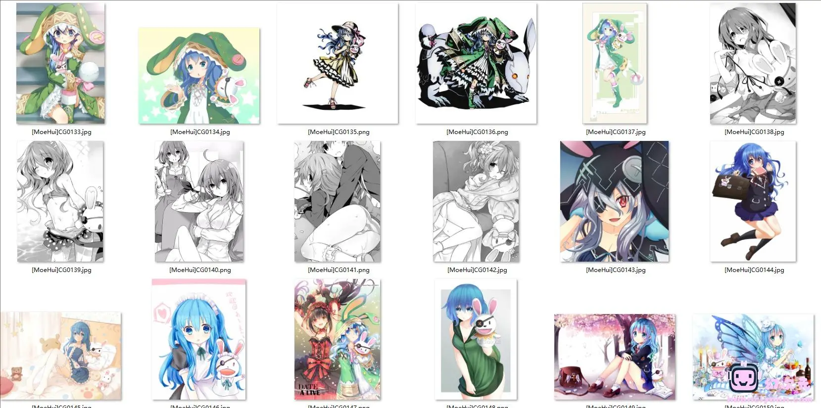 [约会大作战]四糸乃 高清图片CG包[257P]