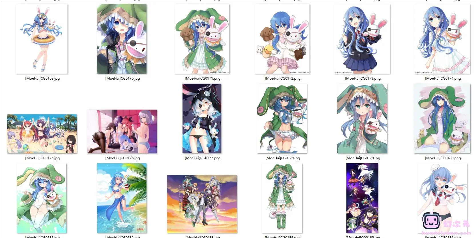 [约会大作战]四糸乃 高清图片CG包[257P]