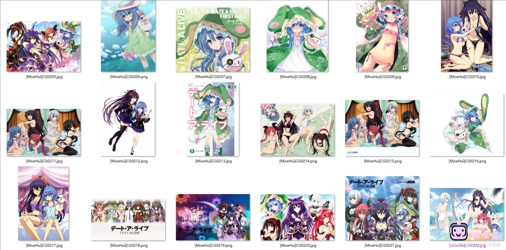 [约会大作战]四糸乃 高清图片CG包[257P]