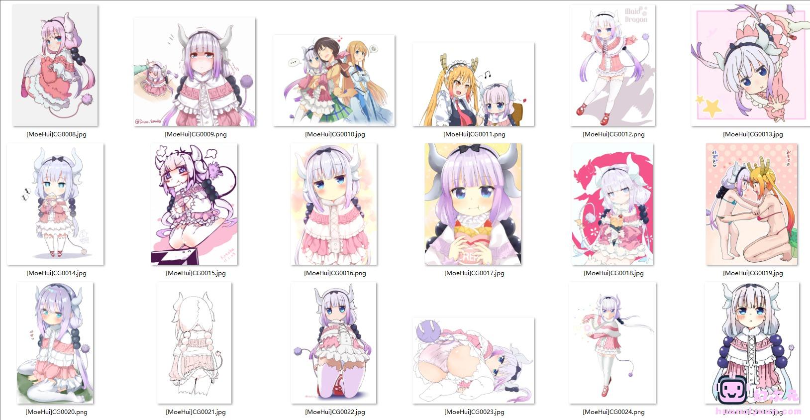 [小林家的龙女仆]康娜卡姆依 高清图片CG包[1042P]