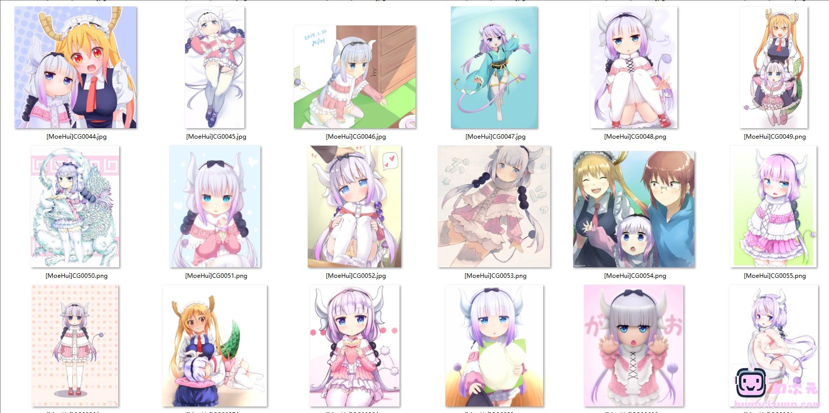 [小林家的龙女仆]康娜卡姆依 高清图片CG包[1042P]