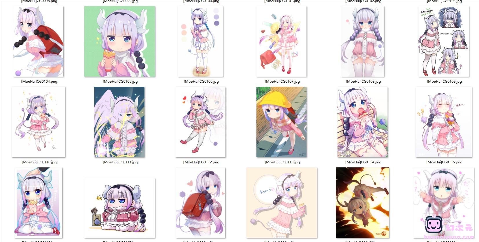 [小林家的龙女仆]康娜卡姆依 高清图片CG包[1042P]