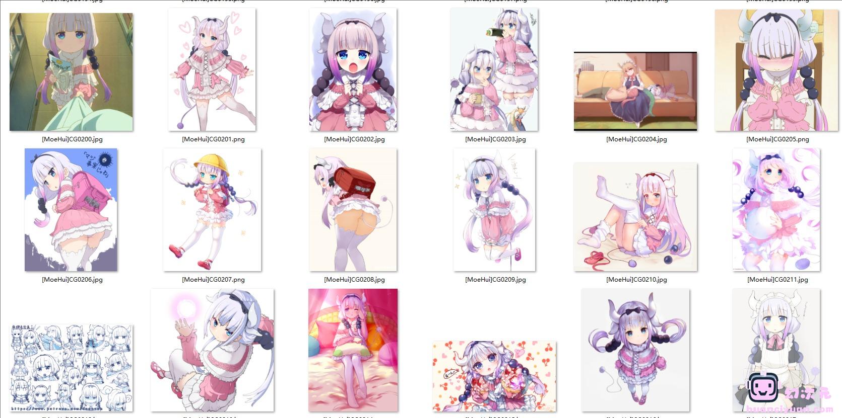 [小林家的龙女仆]康娜卡姆依 高清图片CG包[1042P]