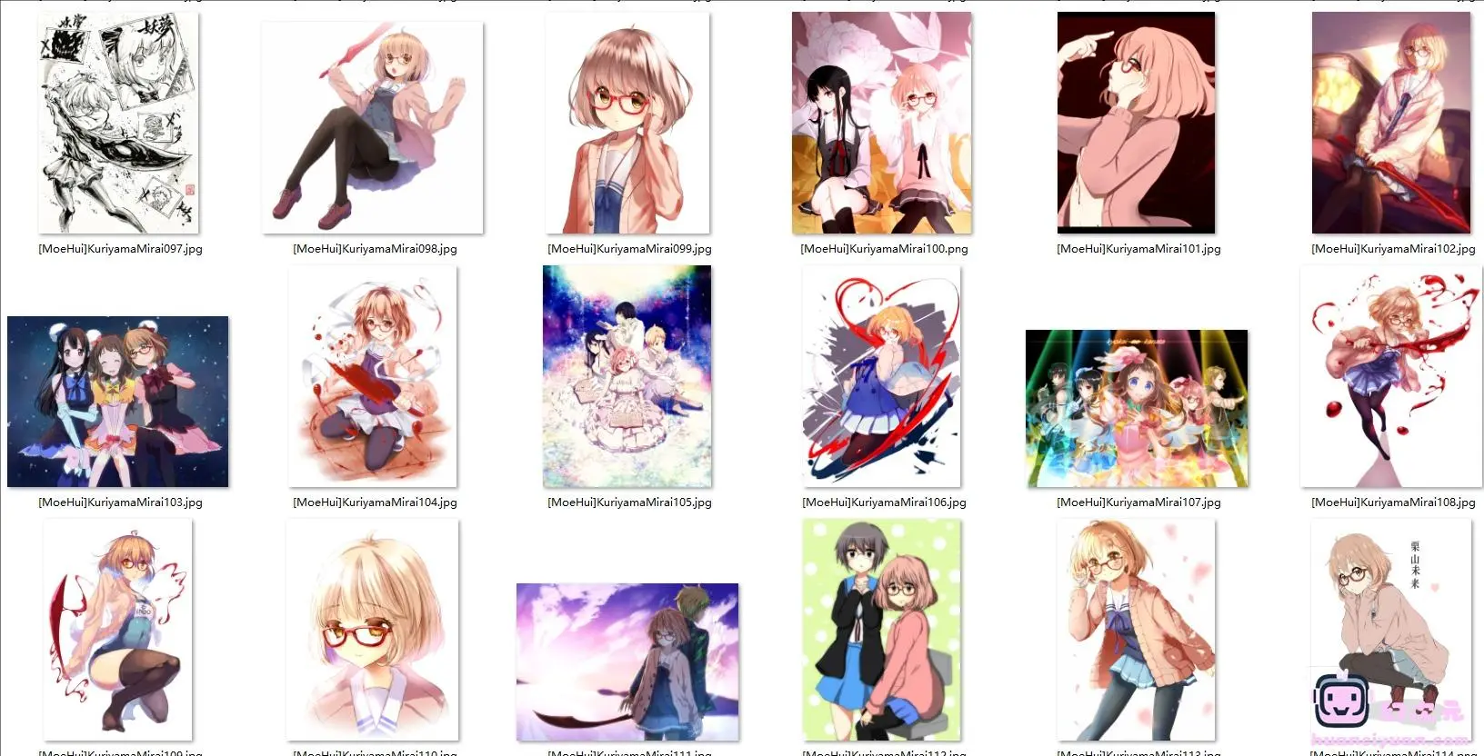 [境界的彼方]栗山未来 高清图片CG包[421P]