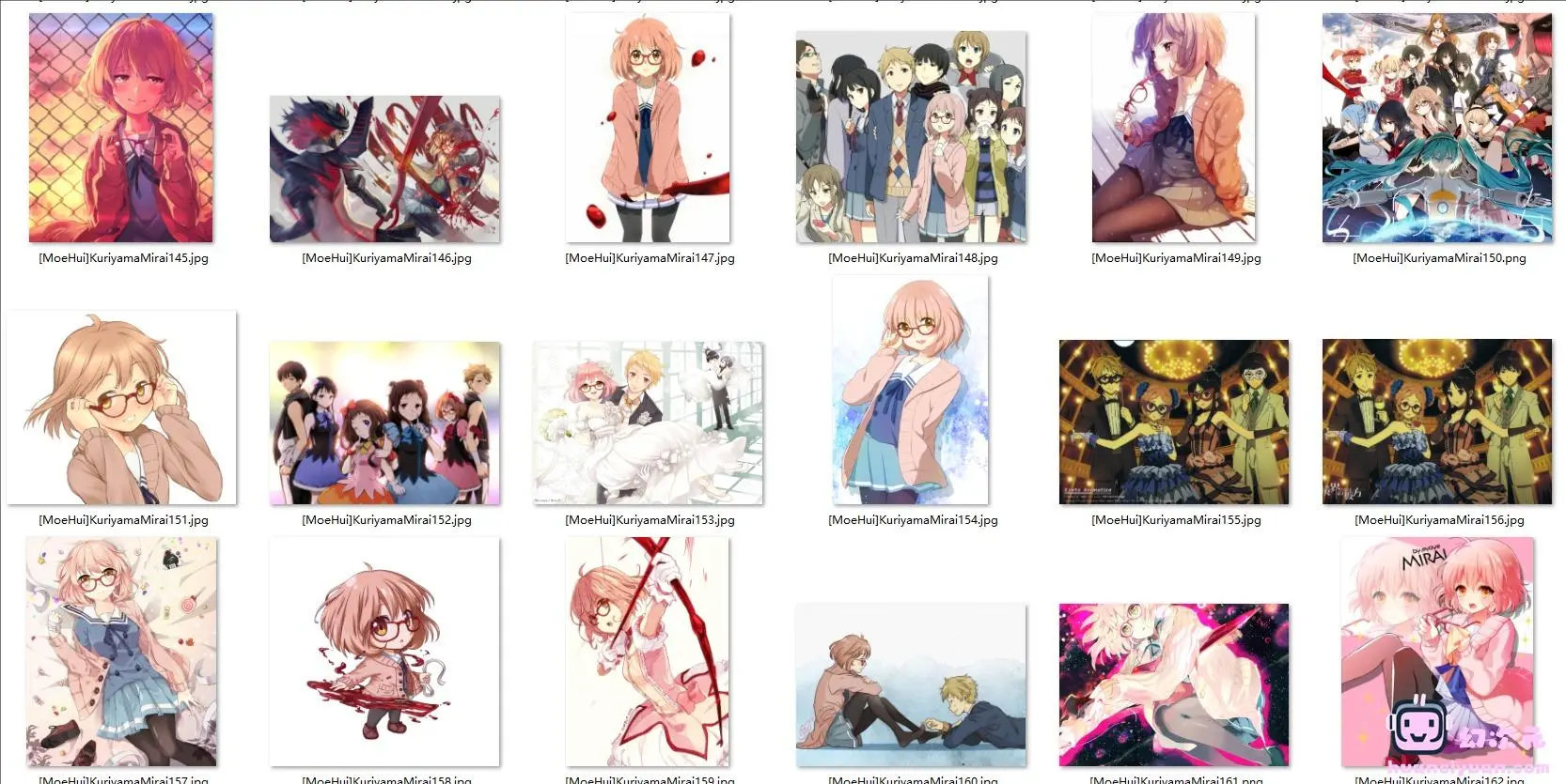 [境界的彼方]栗山未来 高清图片CG包[421P]