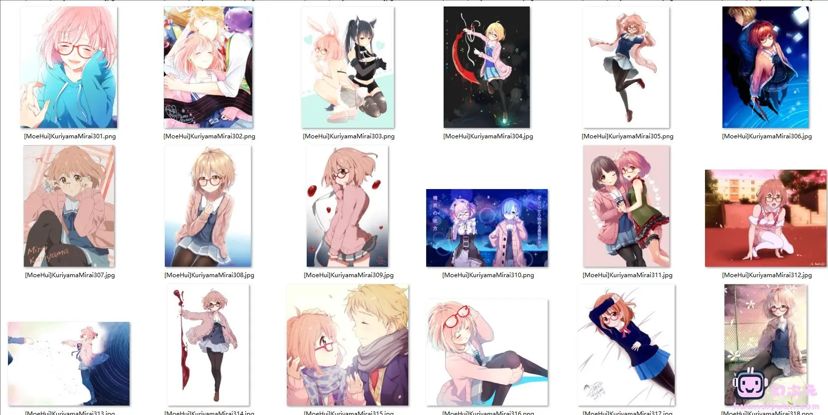 [境界的彼方]栗山未来 高清图片CG包[421P]