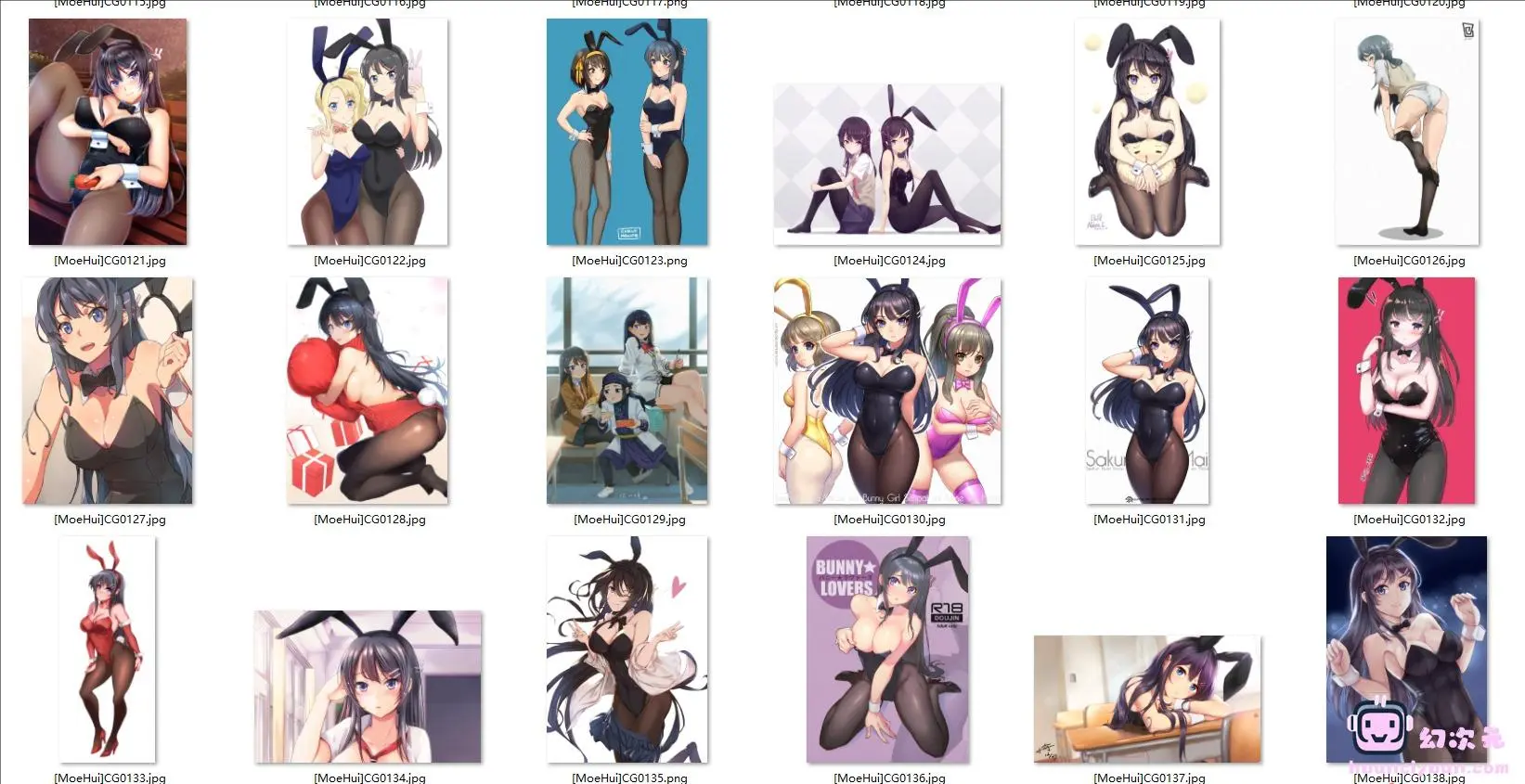 [青春猪头少年系列]樱岛麻衣 高清图片CG包[350P]