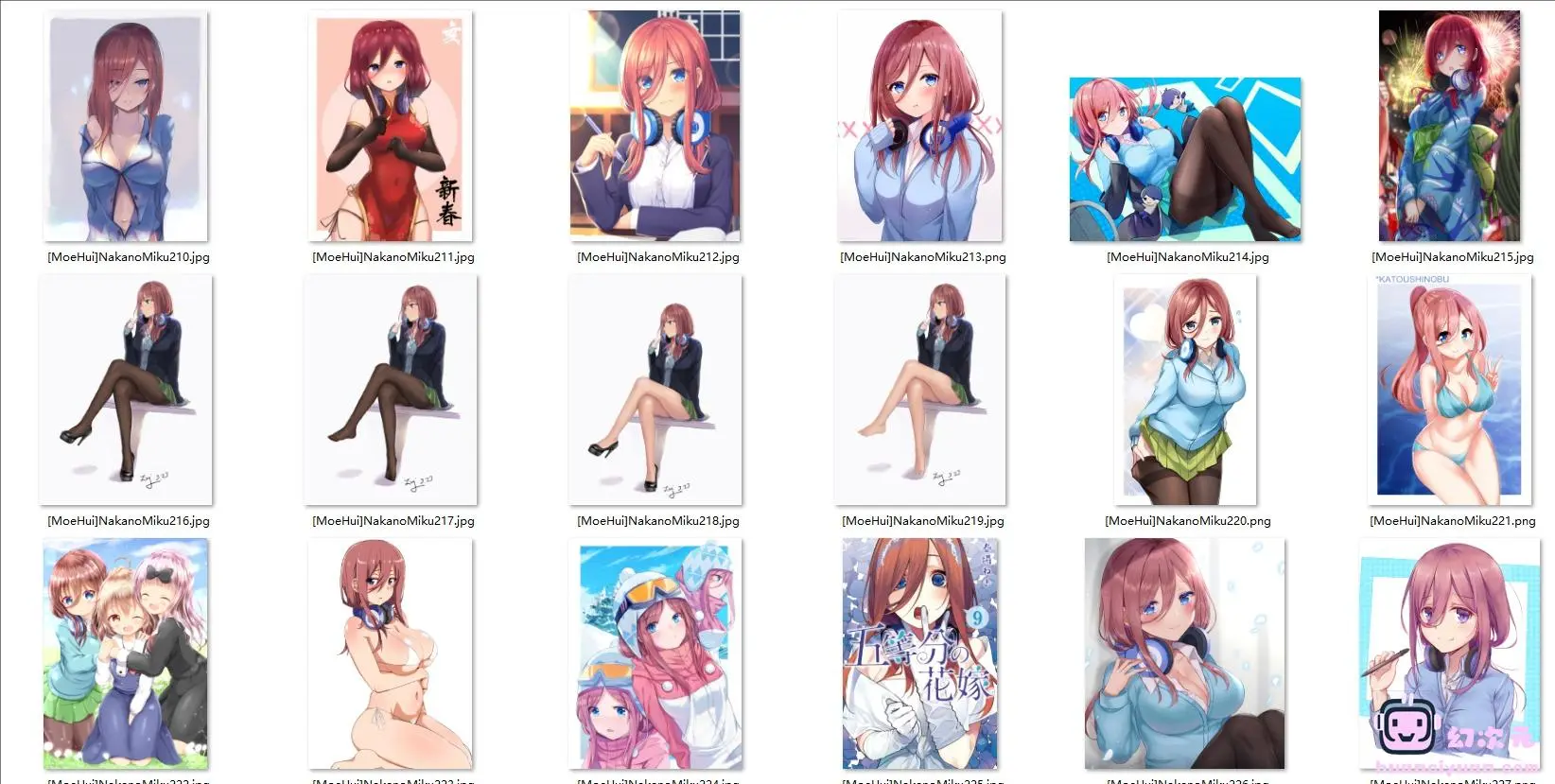 [五等分的花嫁]中野三玖 高清图片CG包[696P]