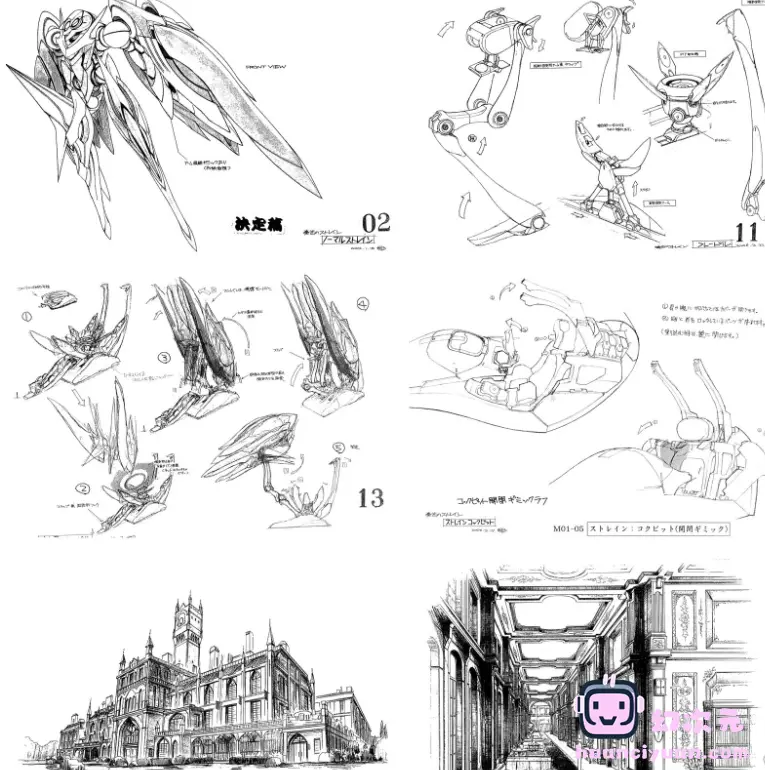 [线稿集]奏光之Strain 动画原画设定资料集[130P]
