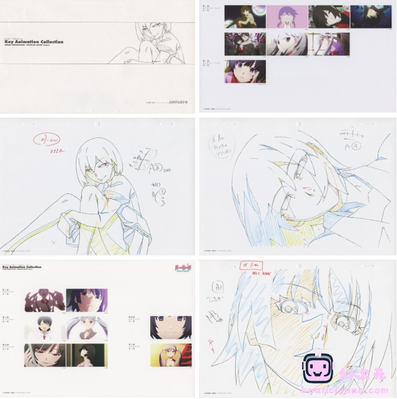 [线稿集]終物語 Key Animation Collection[30P]