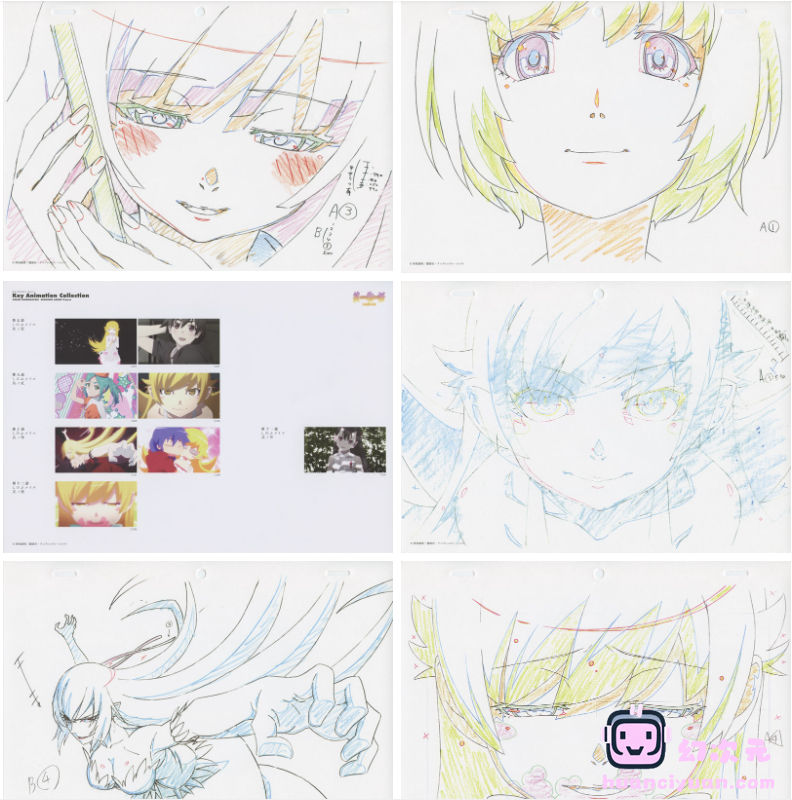 [线稿集]終物語 Key Animation Collection[30P]