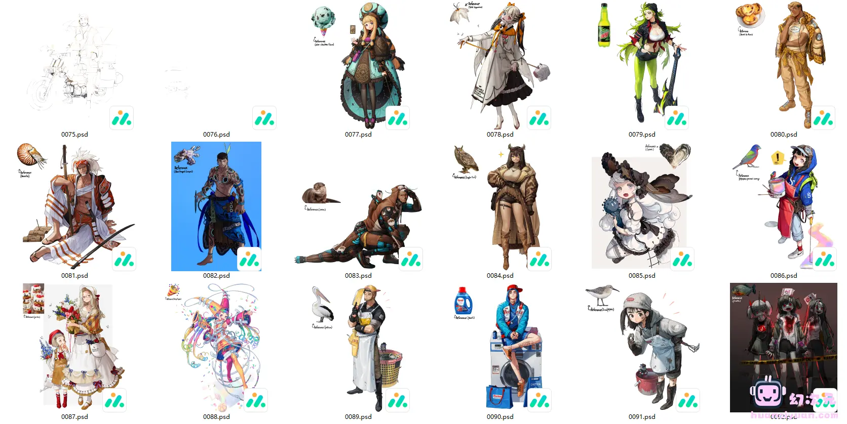 [PSD源文件]Rinotuna PSD[192P]