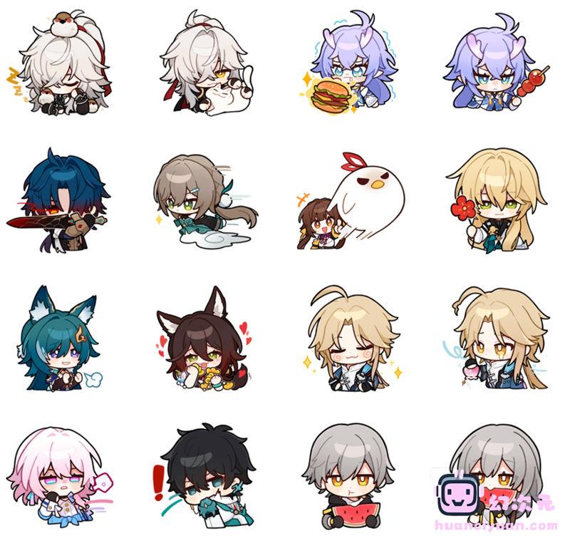 [表情包]崩坏：星穹铁道 line表情包vol.1-5[80P]