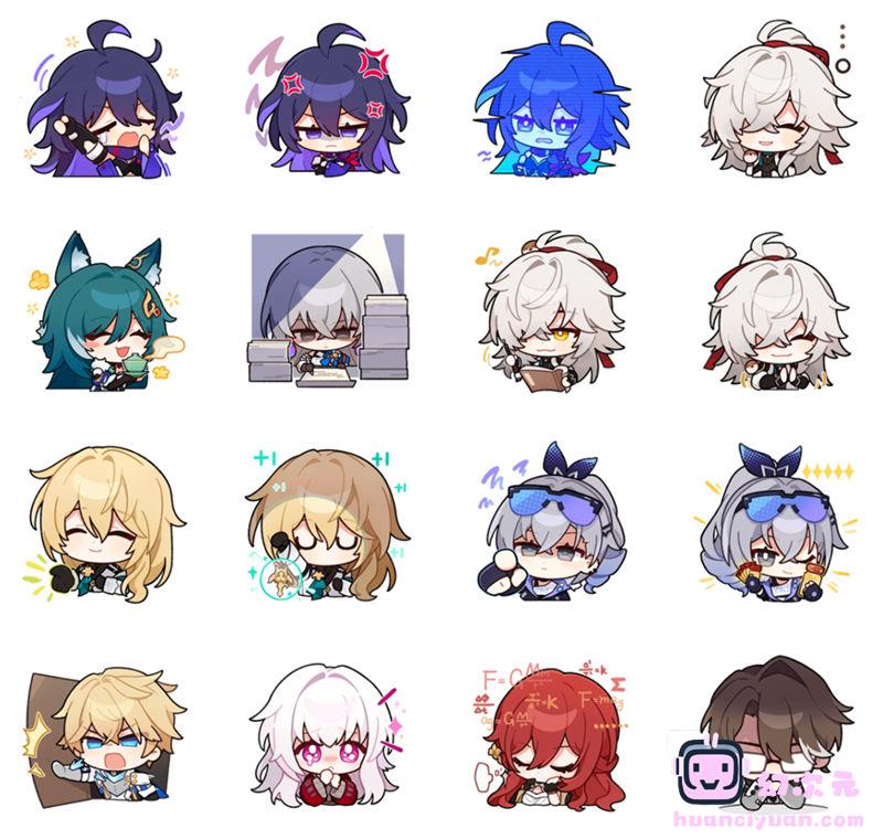 [表情包]崩坏：星穹铁道 line表情包vol.1-5[80P]